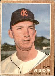 Amazon.com: 1962 Topps # 517 Dave Wickersham Kansas City Athletics  (Baseball Card) FAIR Athletics : Collectibles & Fine Art