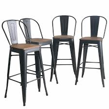 Rosenberry Bar Counter Extra Tall Stool In 2020 Metal Bar Stools Wooden Bar Stools Metal Counter Stools