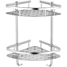 Bathroom shampoo rack helps to turn your basic bathroom into an exceptionally good and comfortable space. Livearty Tm No Drilling Bathroom Corner Shelves Bath Caddy Aluminum 2 Tier Adhesive Shelf Basket For Shampoo Walmart Canada