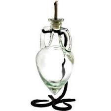 Artistica Italian Ceramics Vintage Chic Amphora Vinegar And Oil Dispenser Olive Oil Bottle Oil Dispenser Glass Bottles Olive Oil Bottles