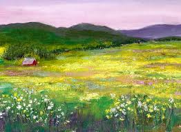 Is committed to creating beautiful flower arrangements and floral gifts for any occasion. Meadow Of Flowers Painting By David Patterson