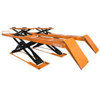Scissor lift with integrated second lifting jack, 5 tons STD-5550 | Lincos