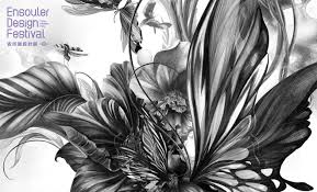ensouler 安所樂設計展 筆下綻放的迷幻花朵 恣意奔放的靈魂 kahori maki abstract artwork artwork abstract