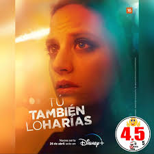 Tú también lo harías Año: 2023 #Serie Reparto: José Manuel Poga, Mirela  Balic, Michelle Jenner, Pablo Molinero, Ana Polvorosa, Paco Tous Suspenso 1  Temporada, 8 Episodios País: España #Disney+ Excelente serie con