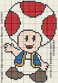Grille Gratuite Point De Croix Toad Passion Creative Point De Croix Modeles De Point De Croix Point De Croix Bebe