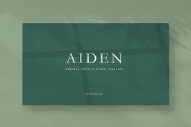Aiden Powerpoint Template In Presentation Templates On Yellow Images Creative Store