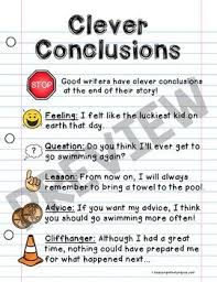 Conclusion Writing Sentences Poster Writing Anchor Chart Writing Workshop Anchor Charts Writing Anchor Charts Writing Instruction