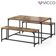 Esstisch sechseckig esstisch mit bank aus europaletten tolle essgruppe im, tisch mittelfuss haushalt möbel gebraucht und neu, esstisch rund ausziehbar kaufen gebraucht und günstig. Vicco Esstisch Kuchentisch Set 2 Sitzbanke Kaufland De