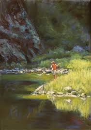 Sports art fine art gallery fly fishing mary artwork artist painting paint work of art. Amazing Fishing Fishing Artwork