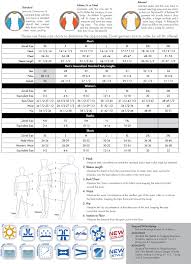 Size Chart Zorrel Apparel For Performance Apparel For