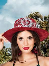 Mexican Fedora Hat Fedora Hand Painted Sombrero Lina Stein Millinery Online  Live Workshops Open Crown Felt Fedora