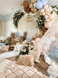 Boho Baby Shower Baby Shower Decorations Neutral Baby Bear Baby Shower Baby Shower Balloons