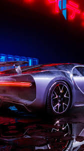 Bugatti Chiron Neon Lights Luxury Car 720x1280 Wallpaper Car Wallpapers Bugatti Chiron Luxury Cars