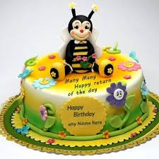 Greeting Card Birthday Wishes With Name And Photo Editor Online Cartoon Birthday Cake For Kids With Name Cartoon Birthday Cake Happy Birthday Cake Writing Birthday Cake Writing