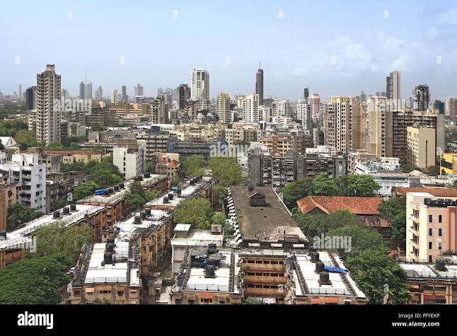 aerial view of mumbai central ; Bombay Mumbai ; Maharashtra ; India Stock Photo - Alamy