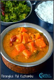 Parangikai Puli Kuzhambu Recipe Yellow Pumpkin Kuzhambu Recipe Pumkin Recipes Indian Food Recipes Pumpkin Recipes