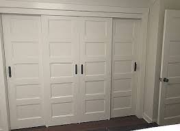 No reframing or custom doors required. Bypass Closet Doors Interior Redoux