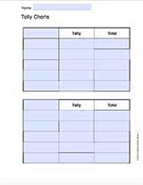 tally chart teachervision