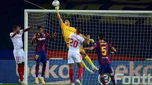 All seemed lost when, in the 72nd minute, a foul by barcelona defender oscar mingueza on lucas ocampos saw sevilla. Barcelona And Sevilla Remain Unbeaten After Camp Nou Draw As Com