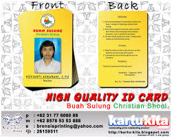 Id card untuk anak tk. Contoh Id Card Anak Tk Terpopuler