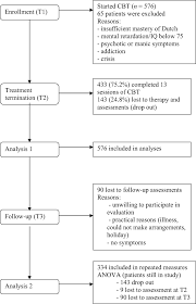 Flow Chart Of Therapy Process And Measurements Cbt