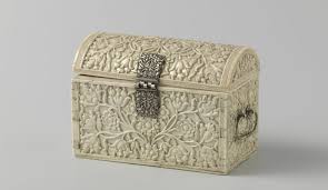 Click For Larger Image Casket Jewelry Box Antiques
