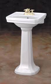 small mayfair pedestal bathroom sink