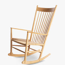 J16 Oak Natural Paper Cord Rocking Chair Chair Armchair Furniture