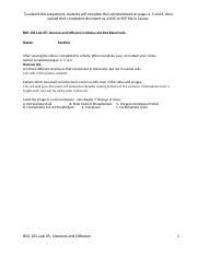 There are three types of osmosis hypotonic, hypertonic, and isotonic. Bio 101 Lab 05 Osmosis And Diffusion Docx To Submit This Assignment Students Will Complete The Lab Worksheet On Pages 4 5 And 6 Then Upload Their Course Hero