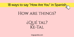 It uses the tú form and you've probably used it! 18 Fluent Ways To Ask How Are You In Spanish Audio