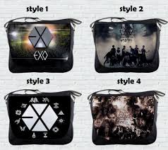 Exo Kpop Boy Group Custom Messenger Bag School Netbook By Bagmate 23 99 Custom Messenger Bags Messenger Bag Bags