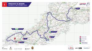 Cornwall will host the race for the first time ever, as the 2021 grand départ sees the world's best riders tackle a stage from penzance to bodmin on sunday 5 september. Aj Bell Tour Of Britain Spectacular Route Unveiled For 2021 Tour Of Britain