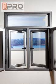 Windows for sale in nigeria Impact Resistant Swing Open Windows Float Glass Aluminium House Windows Double Casement Windows Casement Aluminum