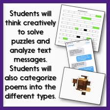 Poetry Types Digital Breakout Activity Poetry Anthology Disaster Poetry Anthology Poetry Forms Of Poetry