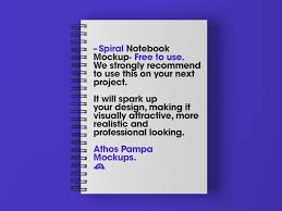 Download Spiral Notebook Mockup Free Psd Ui Download