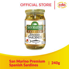 SAN MARINO Premium Spanish Sardines 240g | Shopee Philippines