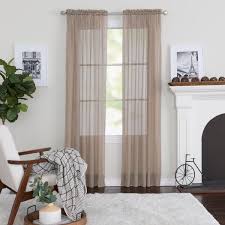 95 inch curtains damask curtains sheer linen curtains panel curtains bedroom curtains white curtains emerson curtain styles curtain ideas. Miller Curtains Preston 95 Inch Rod Pocket Sheer Curtain Panel Overstock 12270116
