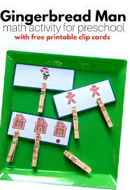 As an amazon associate, i earn from qualifying purchases. Gingerbread Man Counting Activity Free Printable No Time For Flash Cards