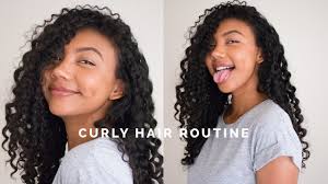 Sooo you've decided you want to wear your hair sleek and. How To Reduce Frizz My Curly Hair Routine Youtube