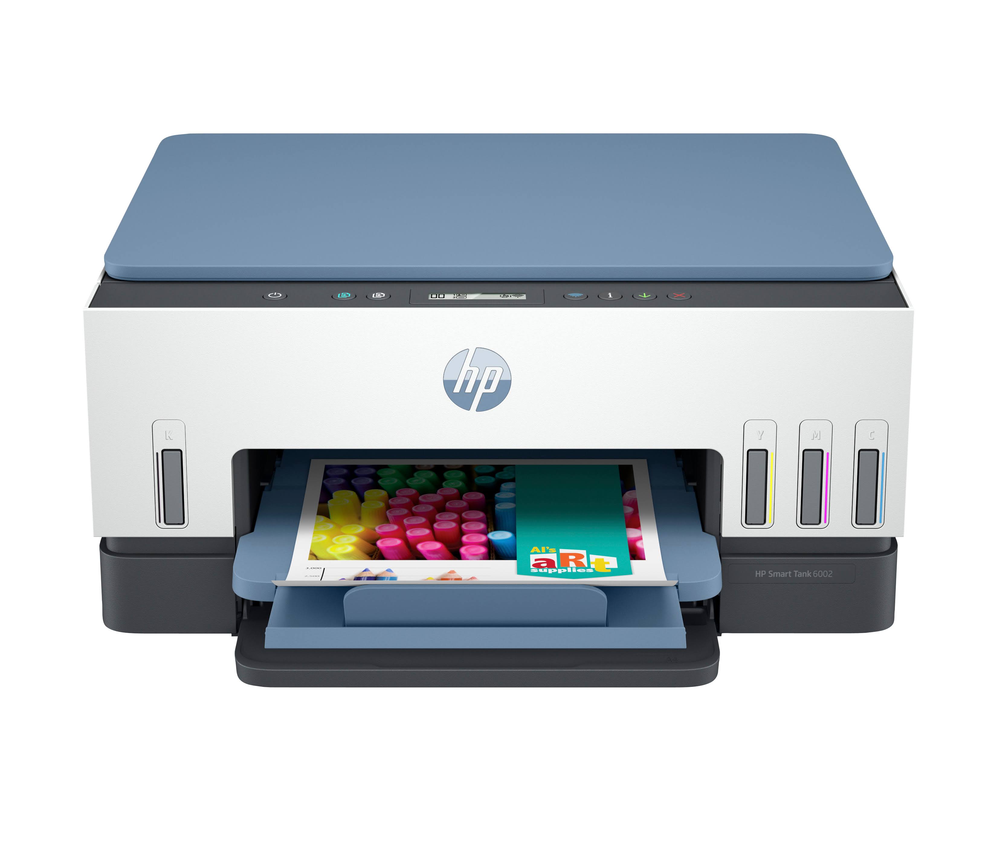 Hp Smart Tank 6002 Wireless All-in-One Ink Tank Printer with up to 2 Years of Ink Included