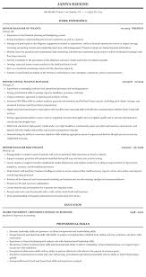 This sample resume is for the post of finance & admin manager resume. Finance Manager Senior Resume Sample Mintresume