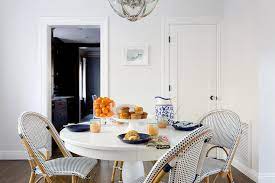 Riverside aberdeen round pedestal dining table. White Pedestal Table Design Ideas