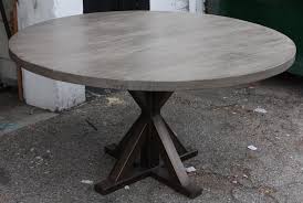Superstone 30″ x 48″ rectangular table top (hole). Metal X Base Round Dining Table Mortise Tenon
