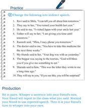 Grade 5 Grammar Lesson 14 Speech Direct And Indirect 7 Grammar Lessons Direct And Indirect Speech Grammar Worksheets