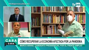 Desde el extranjero +56 229153265. Cara A Cara Marco Arana Candidato Presidencial Por Frente Amplio Youtube