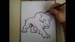 Fue un género perteneciente a la familia de los felidae, la cual tiene su origen hace unos 23 millones de años, aunque el smilodon o tigre dientes de sable apareció apenas hace 2.5 millones de años. Como Dibujar A Diego De La Era Del Hielo 5 How To Draw A Diego Ace Age 5 Youtube