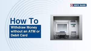 Each option lists what you will need in order to get your hands on your cash. Withdraw Money From Atm Without Debit Card Or Atm Card Cardless Cash Withdrawal Hdfc Bank Youtube
