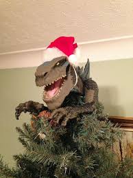 34 Of The Most Creative Christmas Tree Toppers Ever Funny Christmas Tree Dinosaur Christmas Tree Christmas Tree Toppers