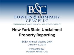 Next, select the state from the state links above. New York State Unclaimed Property Report Ppt Download