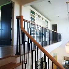 Wrought iron has been the first choice of home builders since a very long time. Stair Parts 10 Pack Modern Hollow Metal Railing Spindles Satin Black Contemporary Rectangle Stair Wrought Iron Balusters Balusters